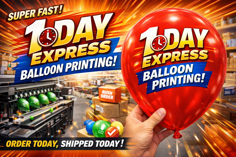 1 Day Express Balloon Printing Service 1 Day Express Balloon Printing Service